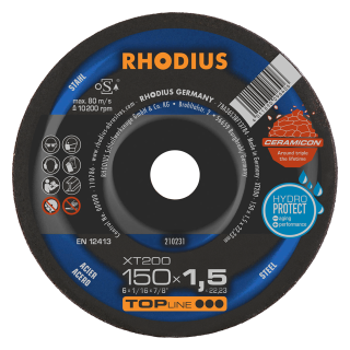 Rhodius XT200 Extended 150x1,5x22,23 Řezný kotouč Bal. 25