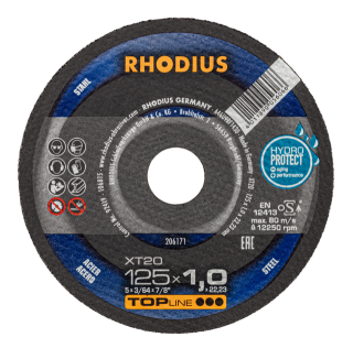 Rhodius XT20 125x1,0x22,23 Řezný kotouč Bal. 50