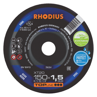 Rhodius XT20 150x1,5x22,23 Řezný kotouč Bal. 25