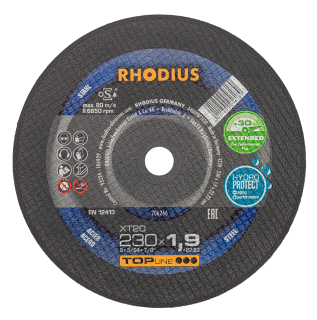 Rhodius XT20 230x1,9x22,23 Řezný kotouč Bal. 25