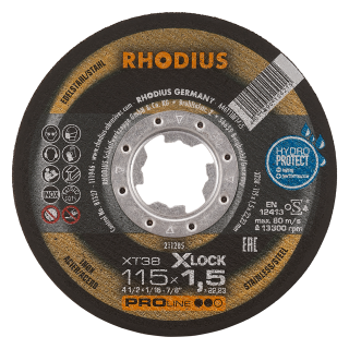 Rhodius XT38 X-lock 115x1,5x22,23 Řezný kotouč Bal. 50