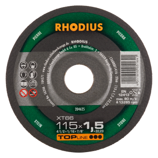 Rhodius XT66 115x1,5x22,23 Řezný kotouč Bal. 50