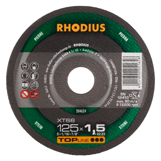 Rhodius XT66 125x1,5x22,23 Řezný kotouč Bal. 50
