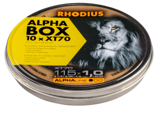 Rhodius XT70 115x1,0x22,23 Řezný kotouč Bal. 10