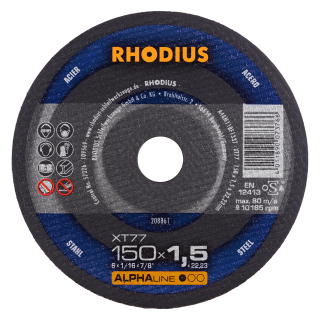 Rhodius XT77 150x1,5x22,23 Řezný kotouč Bal. 25