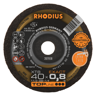 Rhodius XT8 Exact Mini 40x0,8x6,00 Řezný kotouč Bal. 50