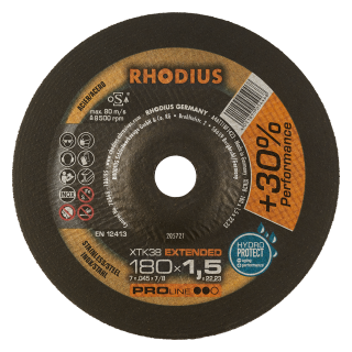 Rhodius XTK38 180x1,5x22,23 Řezný kotouč Bal. 25
