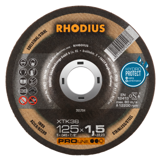 Rhodius XTK38 125x1,5x22,23 Řezný kotouč Bal. 50
