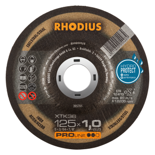 Rhodius XTK38 125x1,0x22,23 Řezný kotouč Bal. 50