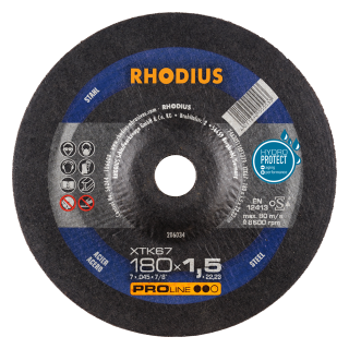Rhodius XTK67 180x1,5x22,23 Řezný kotouč Bal. 25