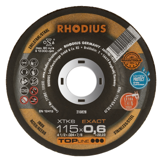 Rhodius XTK6 EXACT 115x0,6x22,23 Řezný kotouč Bal. 50