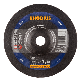 Rhodius XTK77 180x1,5x22,23 Řezný kotouč Bal. 25