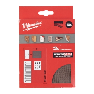 Milwaukee Brusný papír delta 100x147/7 HL sada-10ks