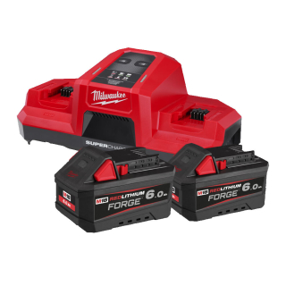 Milwaukee M18 FORGE NRG-602 Sada akumulátorů a nabíječky