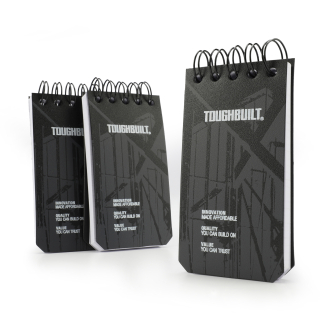 ToughBuilt Extra malý mřížkovaný zápisník - 3 ks