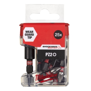 Milwaukee PZ2 25mm plus držák bitů - 26ks