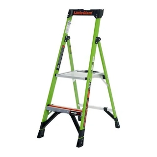 Little Giant - Mightylite 4 - velice lehký a stabilní schůdkový žebřík z nevodivého sklolaminátu Fiberglass