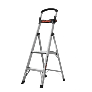 Little Giant - Xtra-Lite Plus 4 - velice lehký a stabilní hliníkový schůdkový žebřík s unikátním organizérem