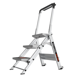 Little Giant - Safety Step 3 - profesionální schůdky s bezpečnostním madlem a protiskluzovou podložkou