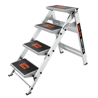 Little Giant - Safety Step 4 - bez madla : profesionální schůdky s protiskluzovou podložkou