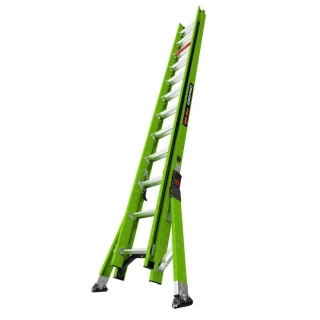 Little Giant - Sumostance 24 - Výsuvný žebřík s patentovanými vyrovnávacími nohami, ze skelných vláken Fiberglass nevodivý