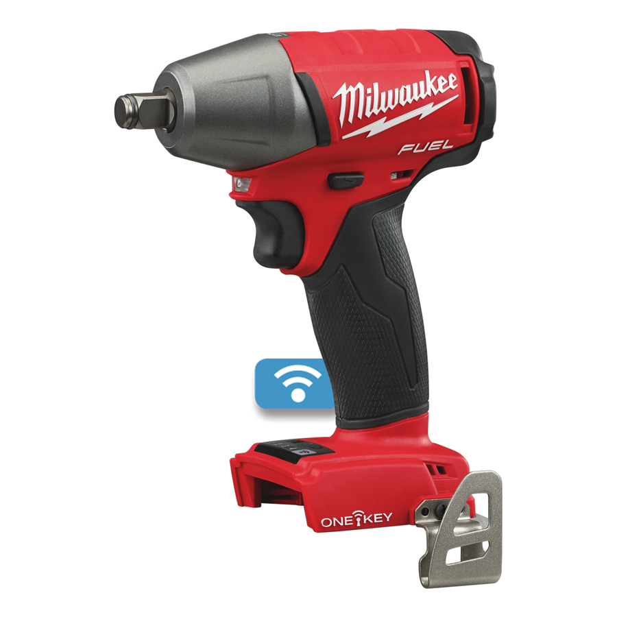 Milwaukee M18 ONEIWF12-0 ONEKEY FUEL 1/2  Rázový utahovák, 300Nm, bez aku, pojistný kroužek