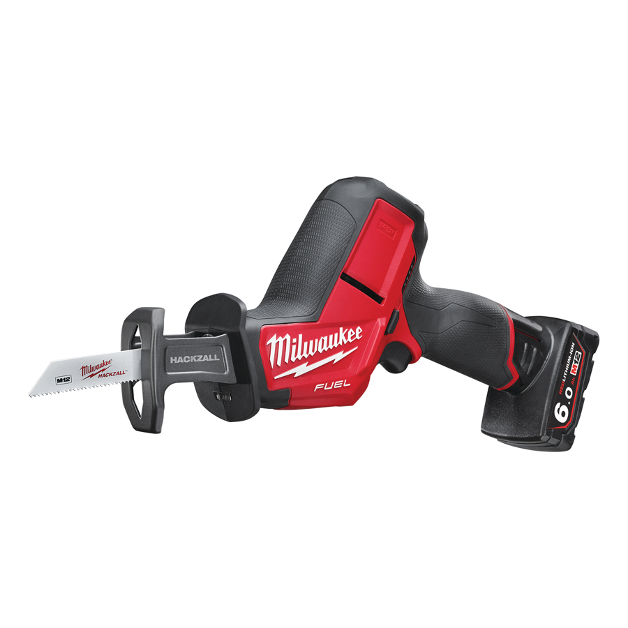 Milwaukee M12 CHZ-602X FUEL Aku pila na kov HACKZALL , 2 x 6.0Ah
