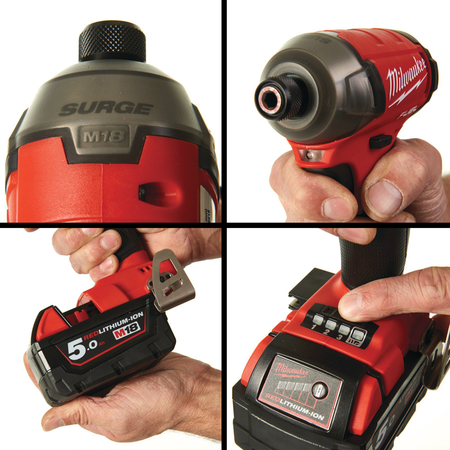 Milwaukee M18 FQID-0X SURGE Hex FUEL Hydrualický rázový utahovák, 50Nm, bez aku v kufru