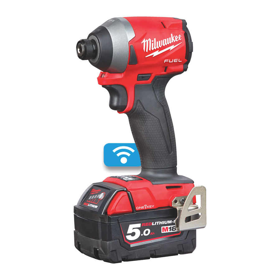 Milwaukee M18 ONEID2-502X ONEKEY FUEL Hex Rázový šroubovák, 226Nm, 2 x 5Ah