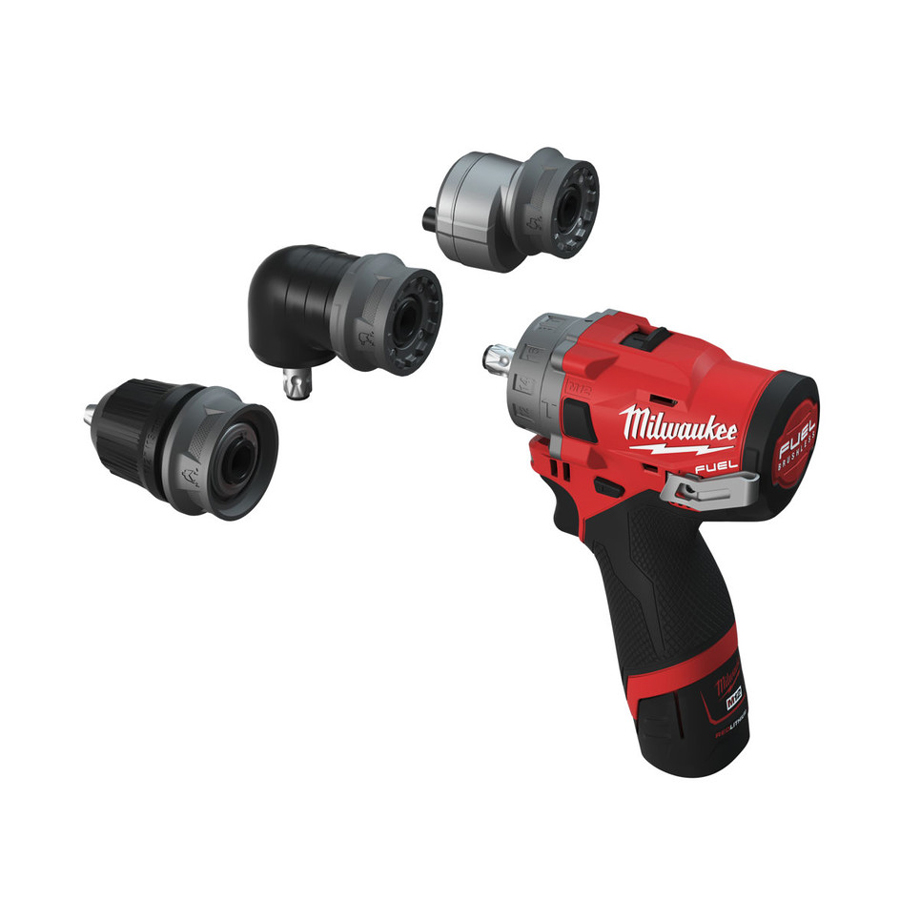 Milwaukee M12 FUEL FPDXKIT-202X KOMPAKTNÍ PŘÍKLEPOVÁ VRTAČKA S RYCHLOVÝMĚNNÝM SKLÍČIDLEM