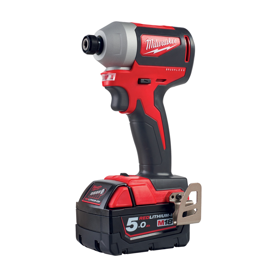 Milwaukee M18 BLID2-502X Hex Rázový utahovák, 180Nm, 2 x 5Ah