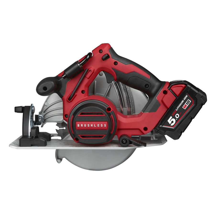 Milwaukee M18 BLCS66-502X Aku kotoučová pila s bezuhlíkovým motorem, 2 x 5.0Ah
